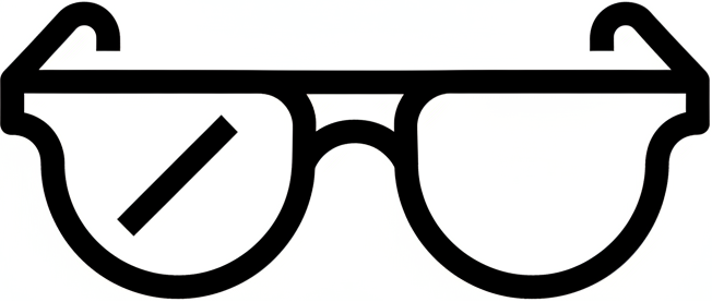 Icono simple de polarizado